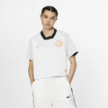 F.C. Dri-FIT Short-Sleeve Crop Top - Black/White