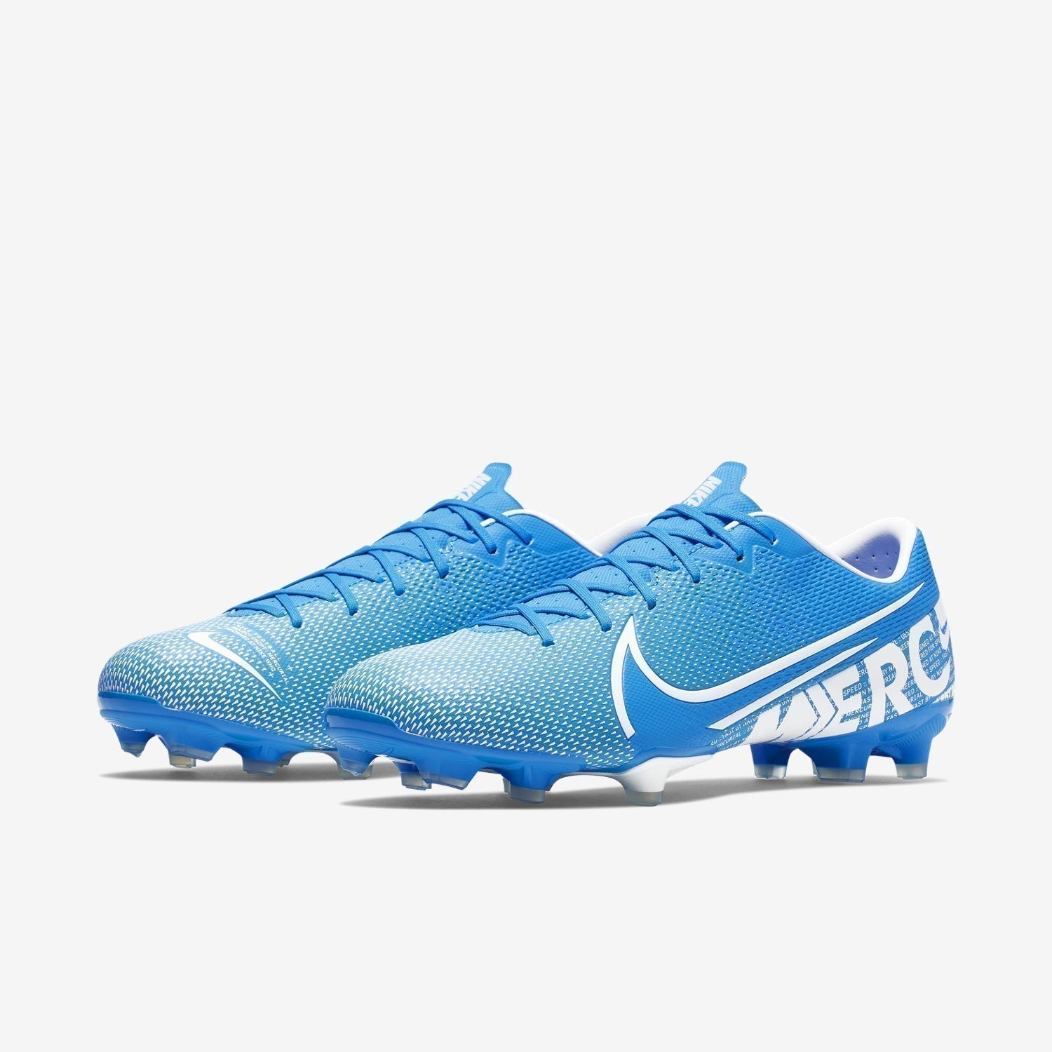 Men's Mercurial Vapor 13 Academy MG Cleats - Blue Hero/White-Obsidian - AT5269-414-NIKE by Nike | Available at Niky's Sports