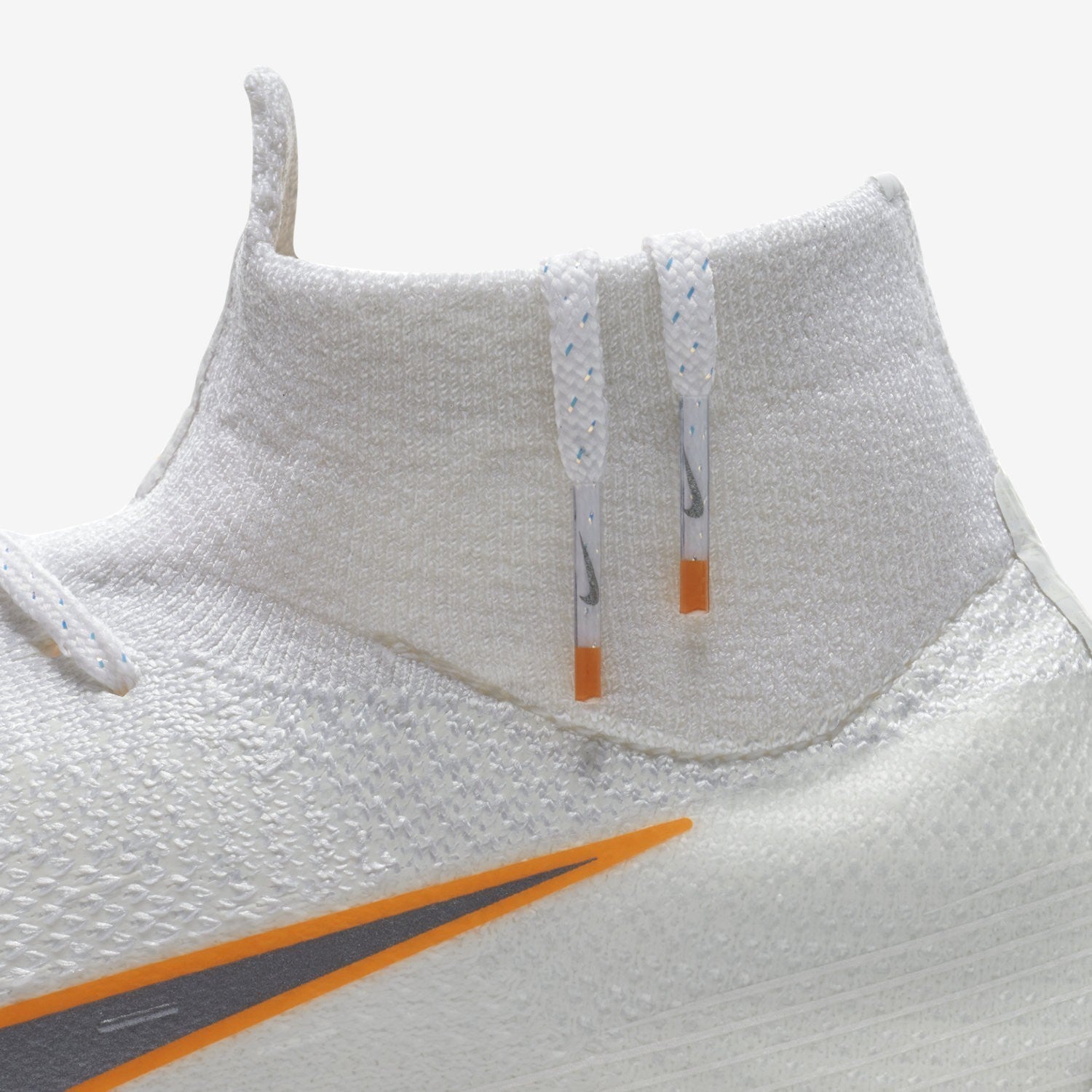 Mercurial Superfly 6 360 Elite FG Soccer Cleats - White/Total Orange/Grey - AH7365-107-NIKE by Nike | Available at Niky's Sports