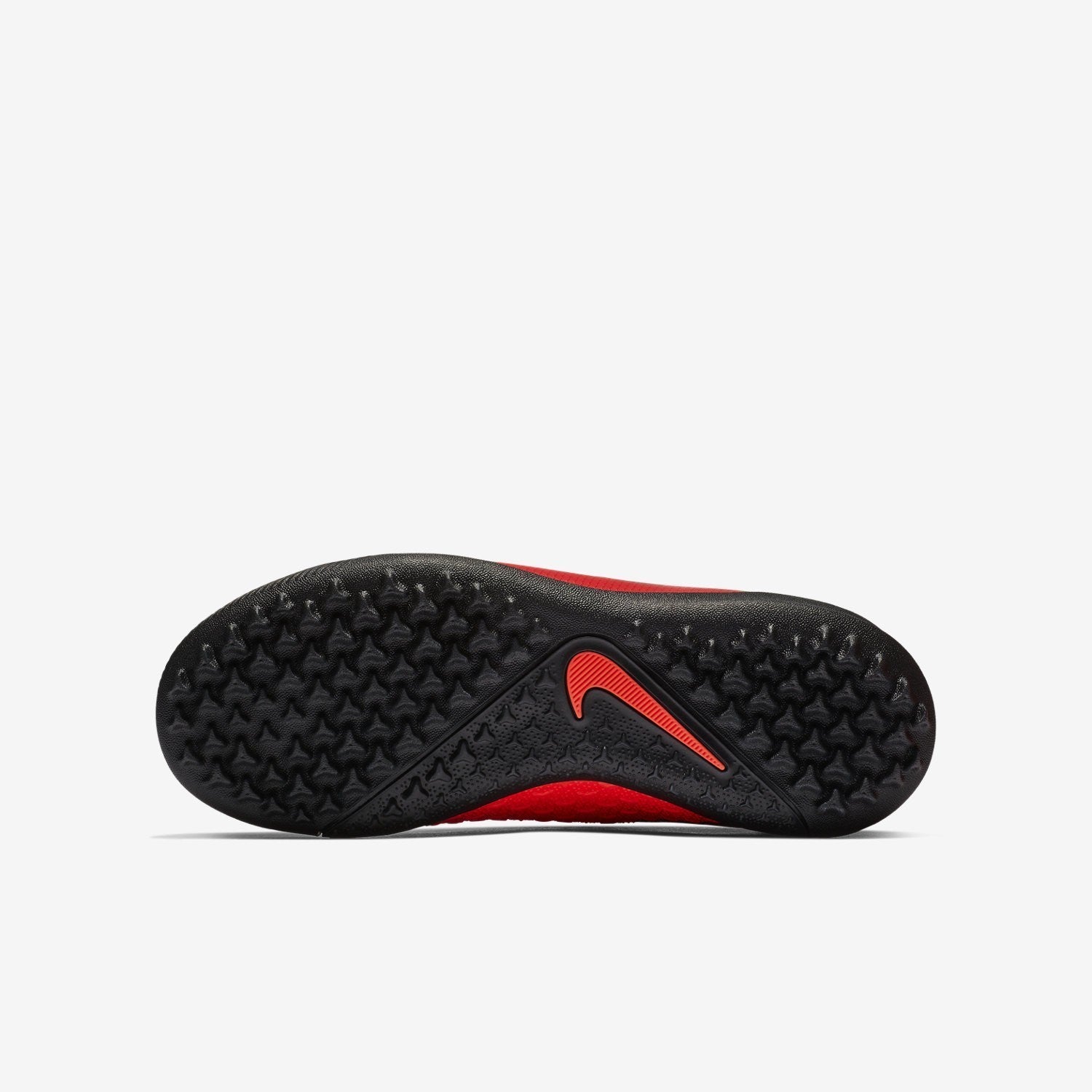 Kid's PhantomVSN Academy DF TF Soccer Shoes - Bright Crimson/Gym Red/Black/Metallic Silver - AO3292-600-NIKE by Nike | Available at Niky's Sports