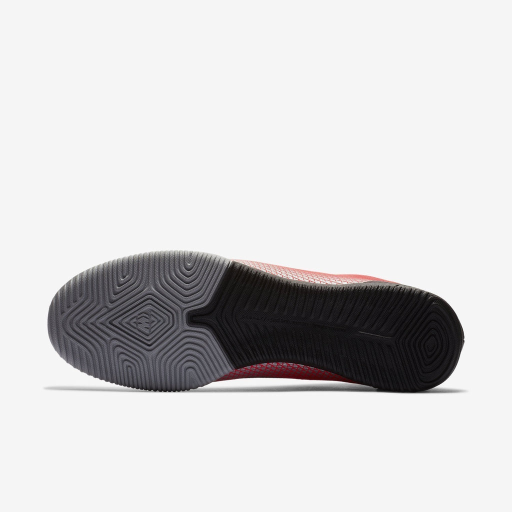 CR7 MercurialX Superfly 6 Academy IN Soccer Shoes - BCrimson/Chrome/Dark Grey/Black - AJ3567-600-NIKE by Nike | Available at Niky's Sports
