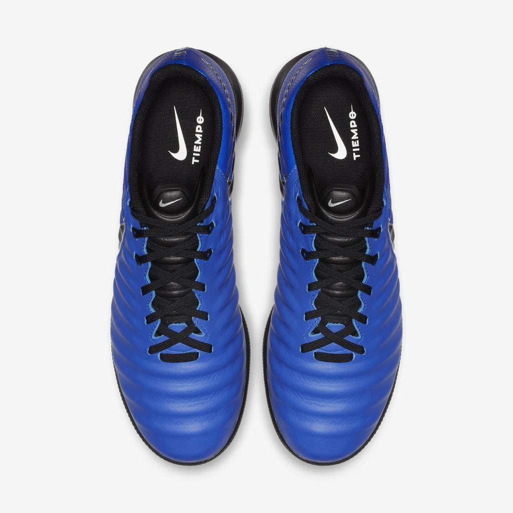 Tiempo Lunar Legend VII Pro TF Soccer Shoes - Racer Blue/Black/Metallic Silver - AH7249-400-NIKE by Nike | Available at Niky's Sports