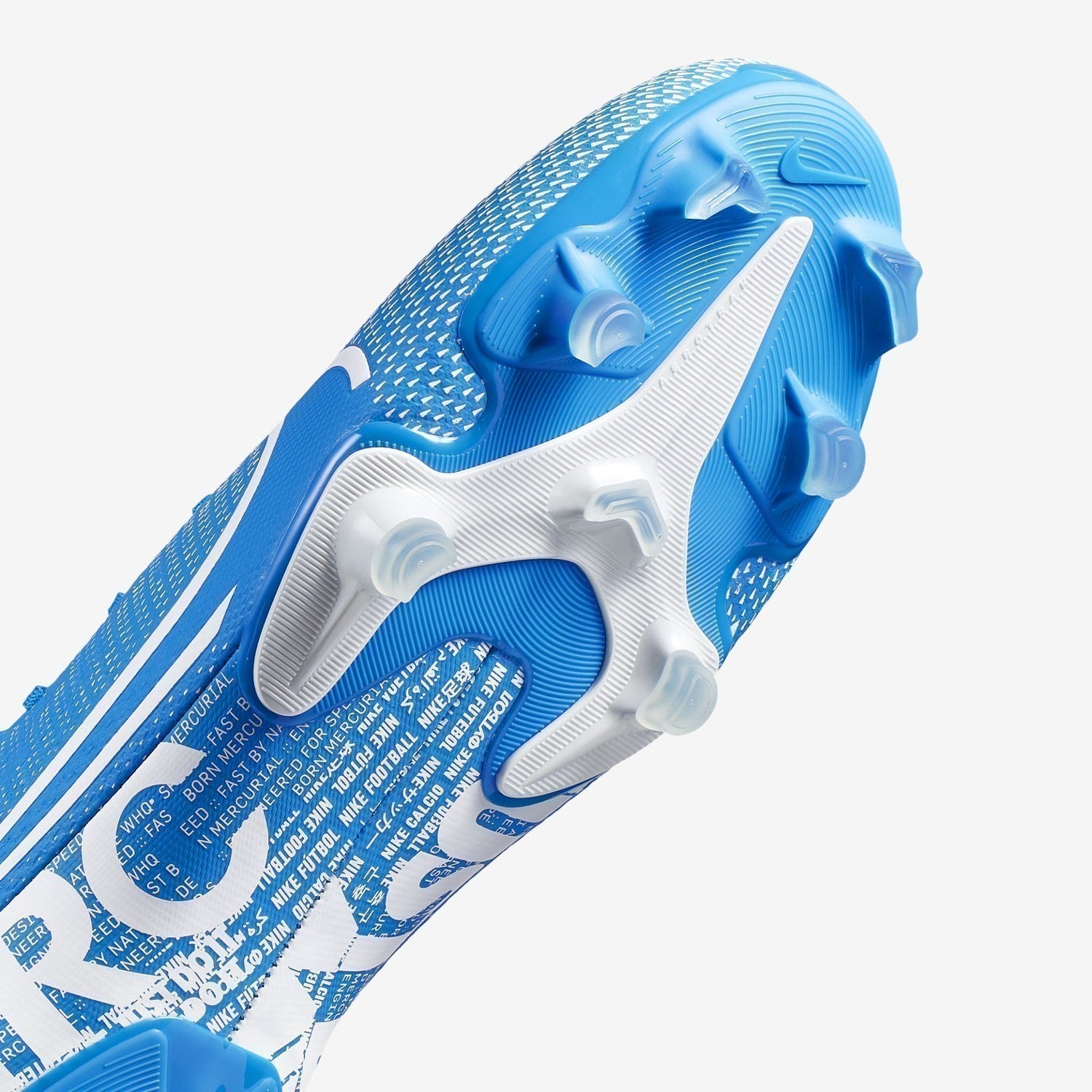 Men's Mercurial Vapor 13 Academy MG Cleats - Blue Hero/White-Obsidian - AT5269-414-NIKE by Nike | Available at Niky's Sports