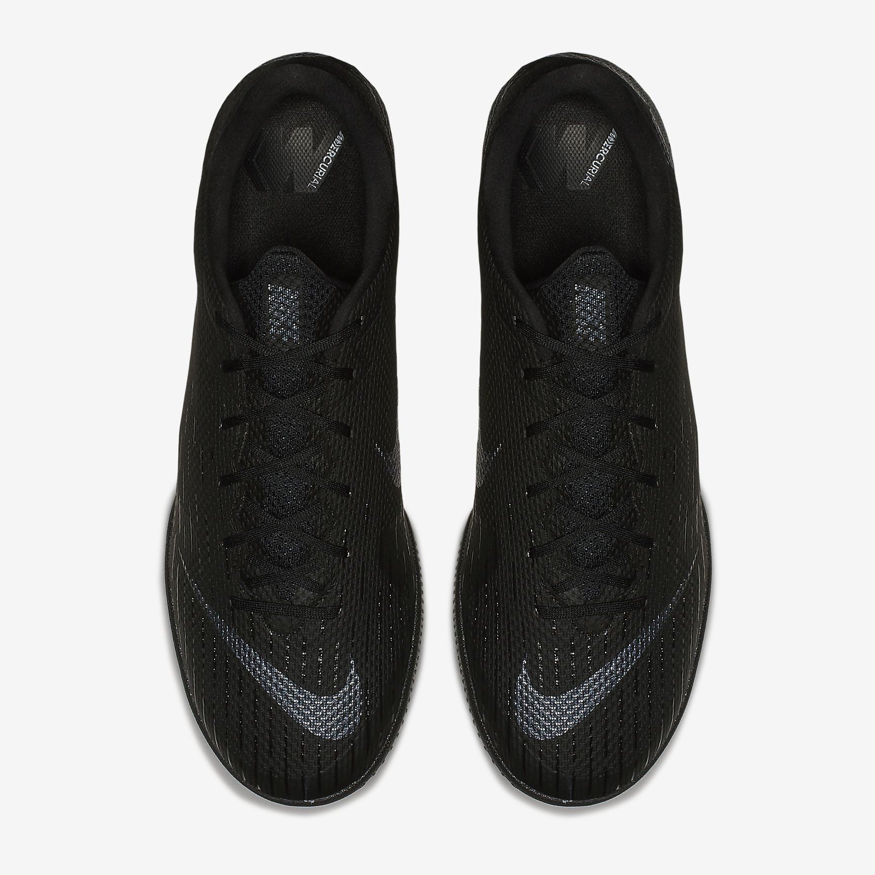 Men's Vapor 12 Academy Indoor Soccer Shoes - Black/Light Crimson - AH7383-001-NIKE by Nike | Available at Niky's Sports