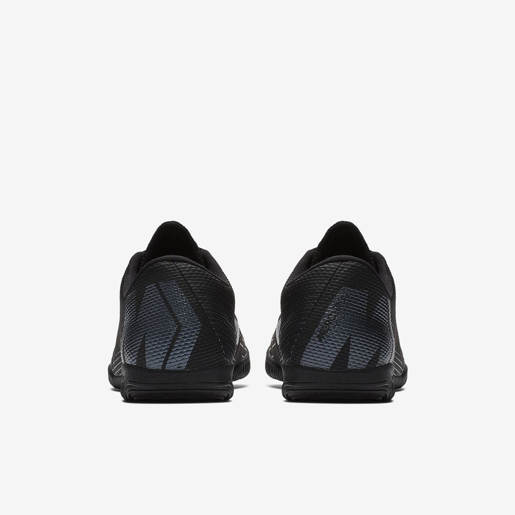 Men's Vapor 12 Academy Indoor Soccer Shoes - Black/Light Crimson - AH7383-001-NIKE by Nike | Available at Niky's Sports