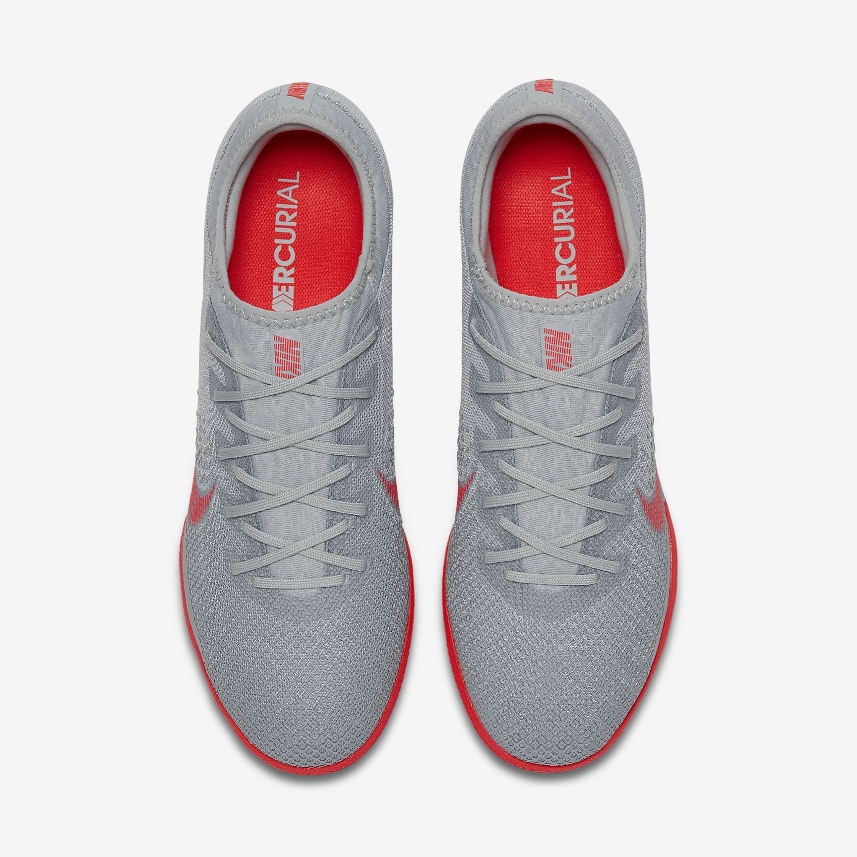 Men s MercurialX Vapor XII Pro IN Soccer Shoes Crimson Grey Silver