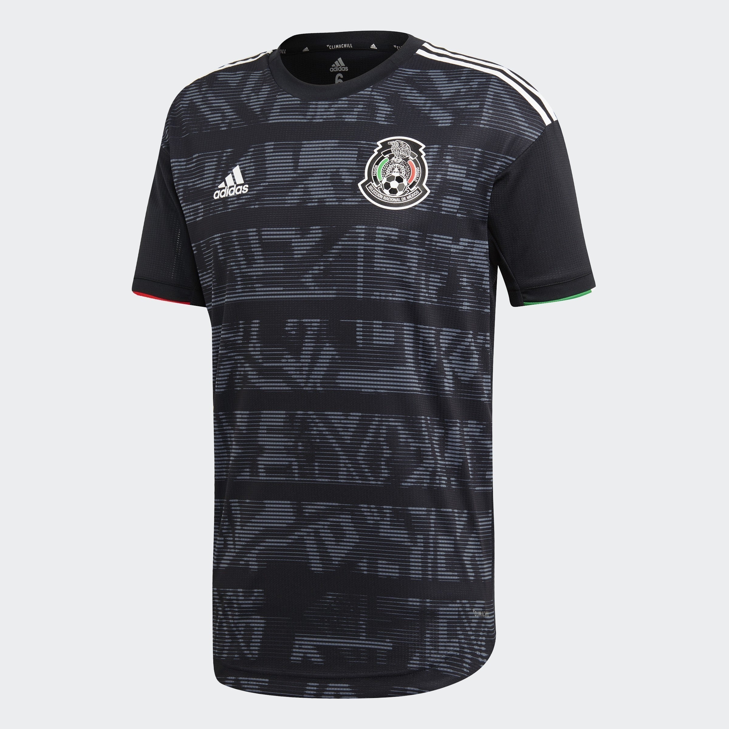 Men's Mexico 2019 Home Authentic Jersey - Black/White - FJ4428-ADIDAS by Adidas | Available at Niky's Sports