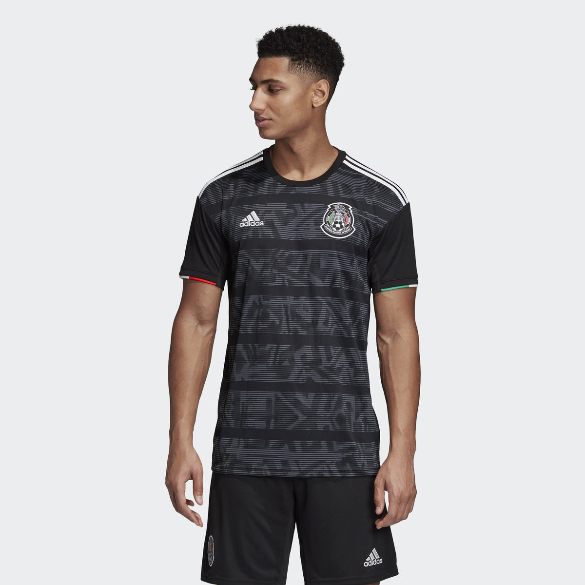 Men's Mexico 19 Home Jersey - Black/White - DP0206-ADIDAS by Adidas | Available at Niky's Sports