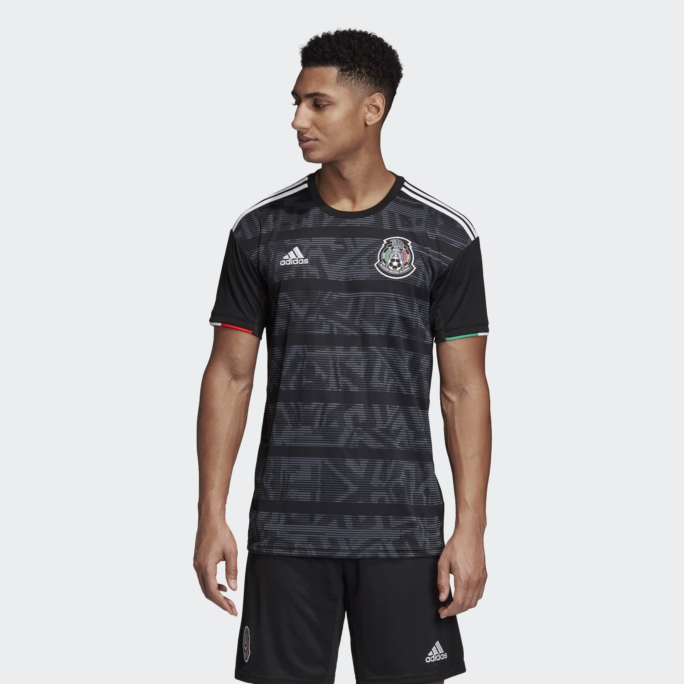 Men s Mexico 19 Home Jersey Black White