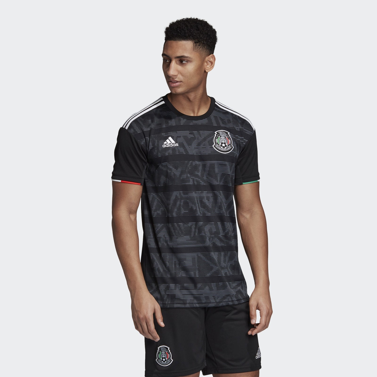 Men's Mexico 19 Home Jersey - Black/White - DP0206-ADIDAS by Adidas | Available at Niky's Sports