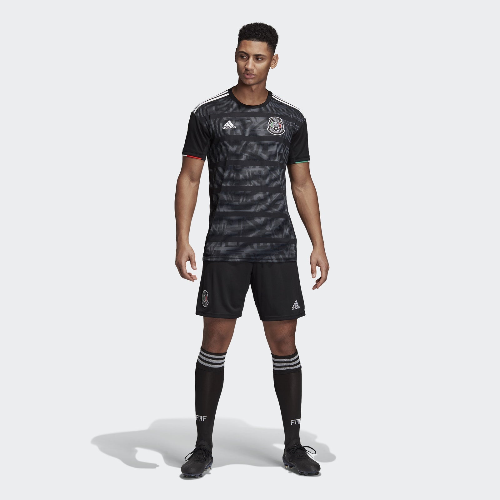 Men's Mexico 19 Home Jersey - Black/White - DP0206-ADIDAS by Adidas | Available at Niky's Sports