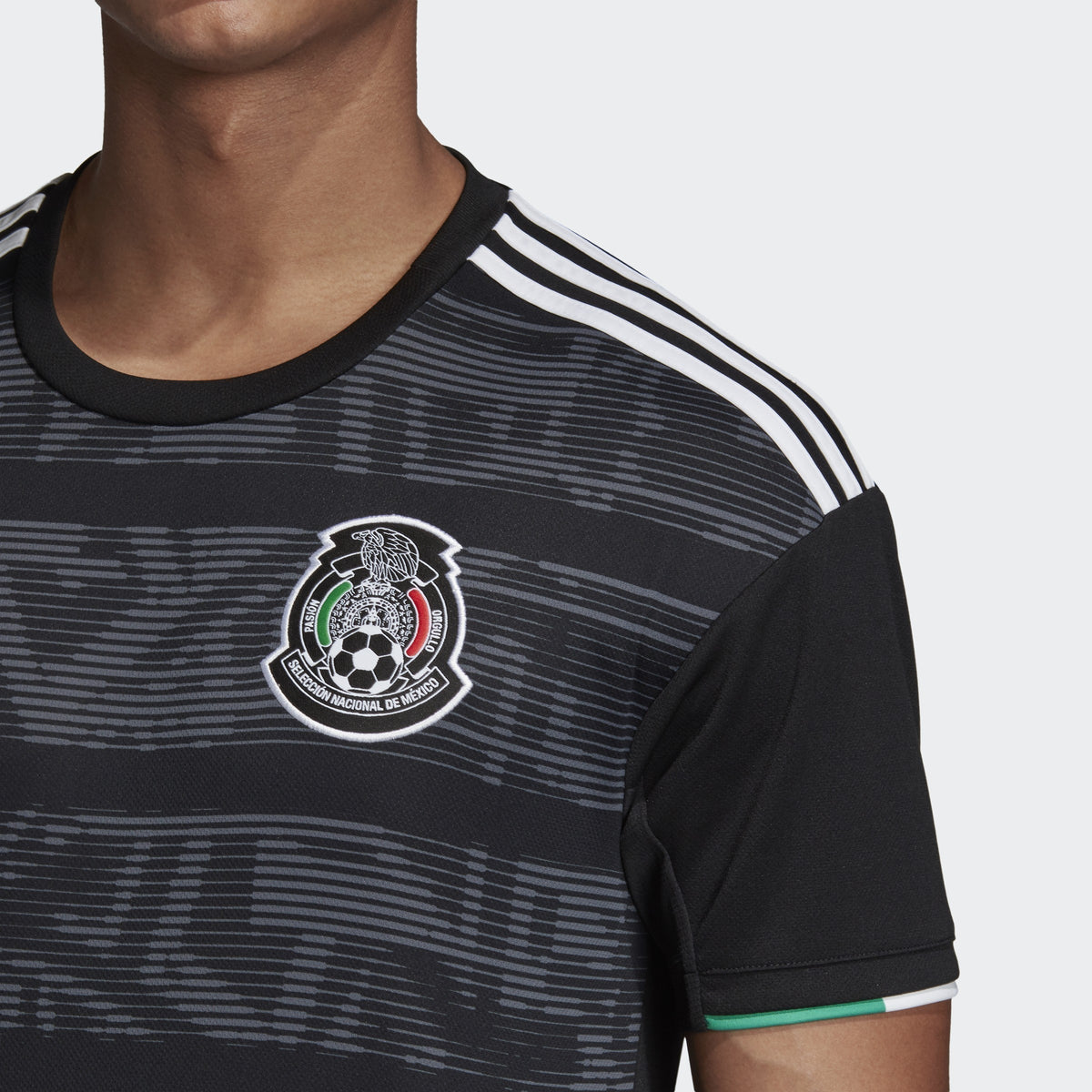 Men's Mexico 19 Home Jersey - Black/White - DP0206-ADIDAS by Adidas | Available at Niky's Sports