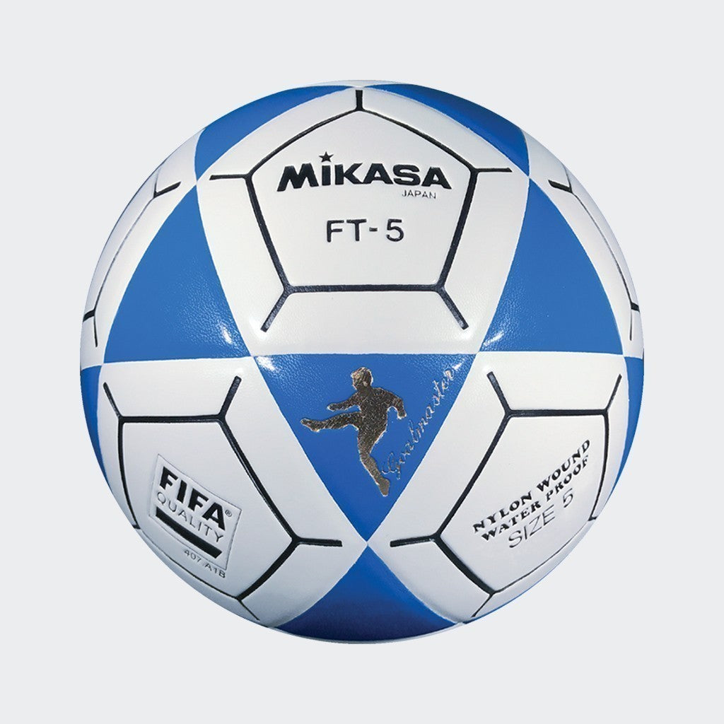 FT5 Goal Master Soccer Ball - Blue/White - FT5A-B-MIKASA by Mikasa | Available at Niky's Sports