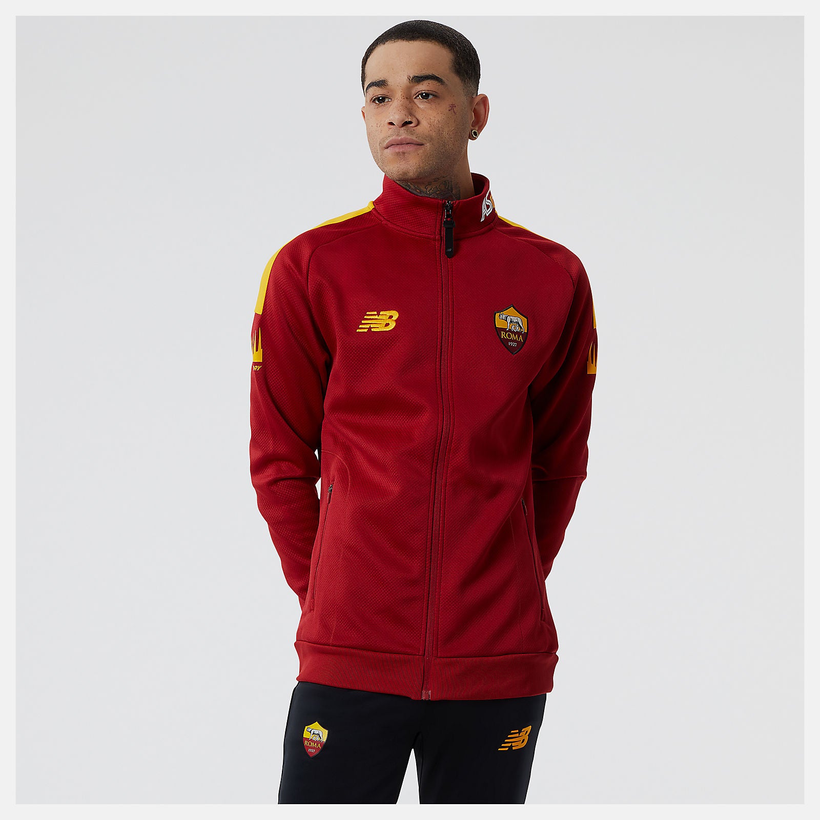 New Balance AS Roma Pre-game Jacket - Niky's Sports
