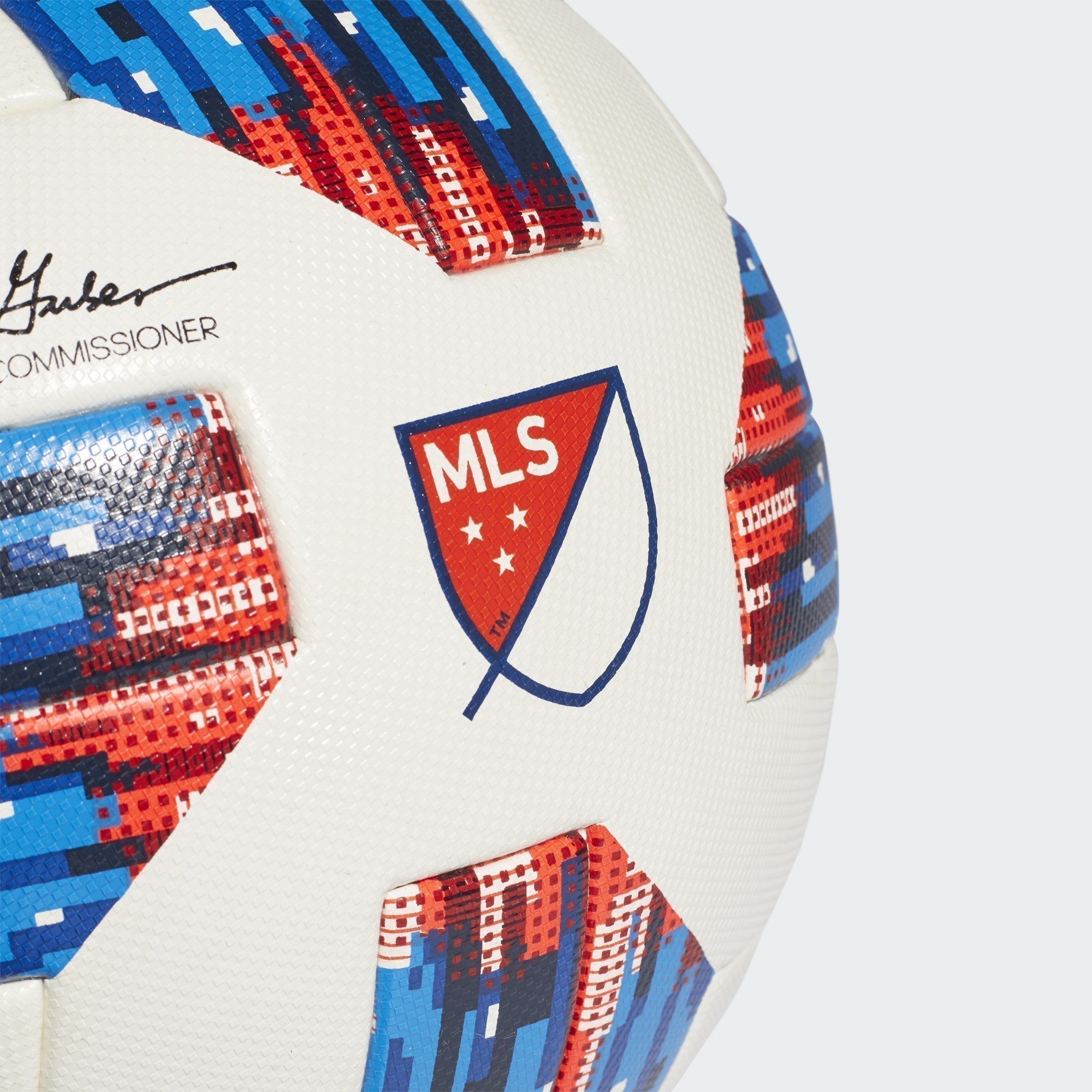 MLS 18 Official Game Ball - White/Blue/Red - CF0010-ADIDAS by Adidas | Available at Niky's Sports