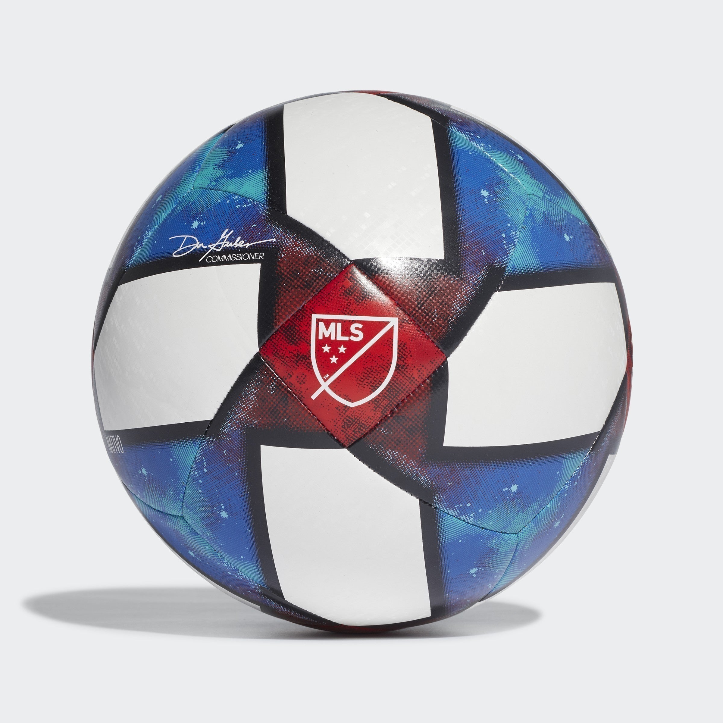 MLS Top Capitano Ball - White/Black/Football Blue/Red