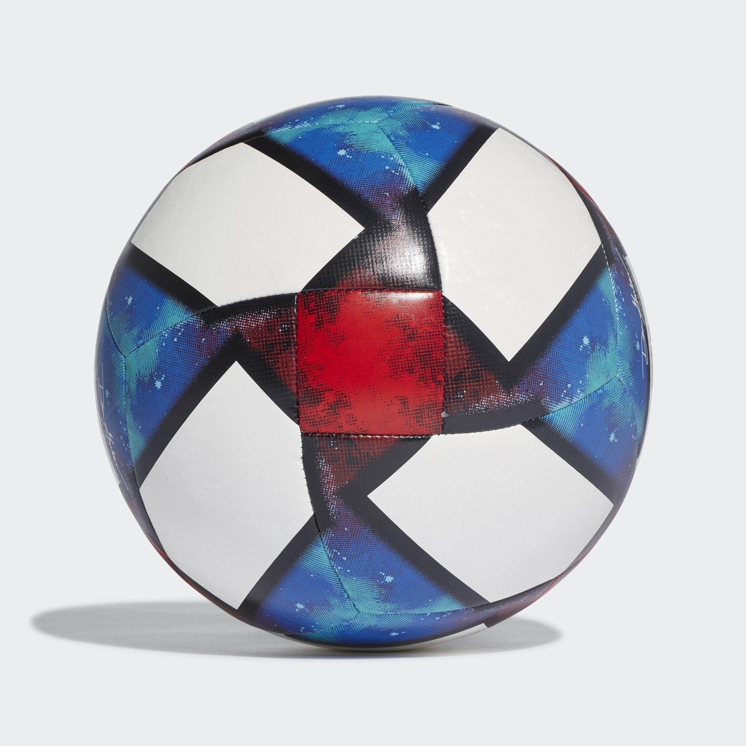 MLS Top Capitano Ball - White/Black/Football Blue/Red