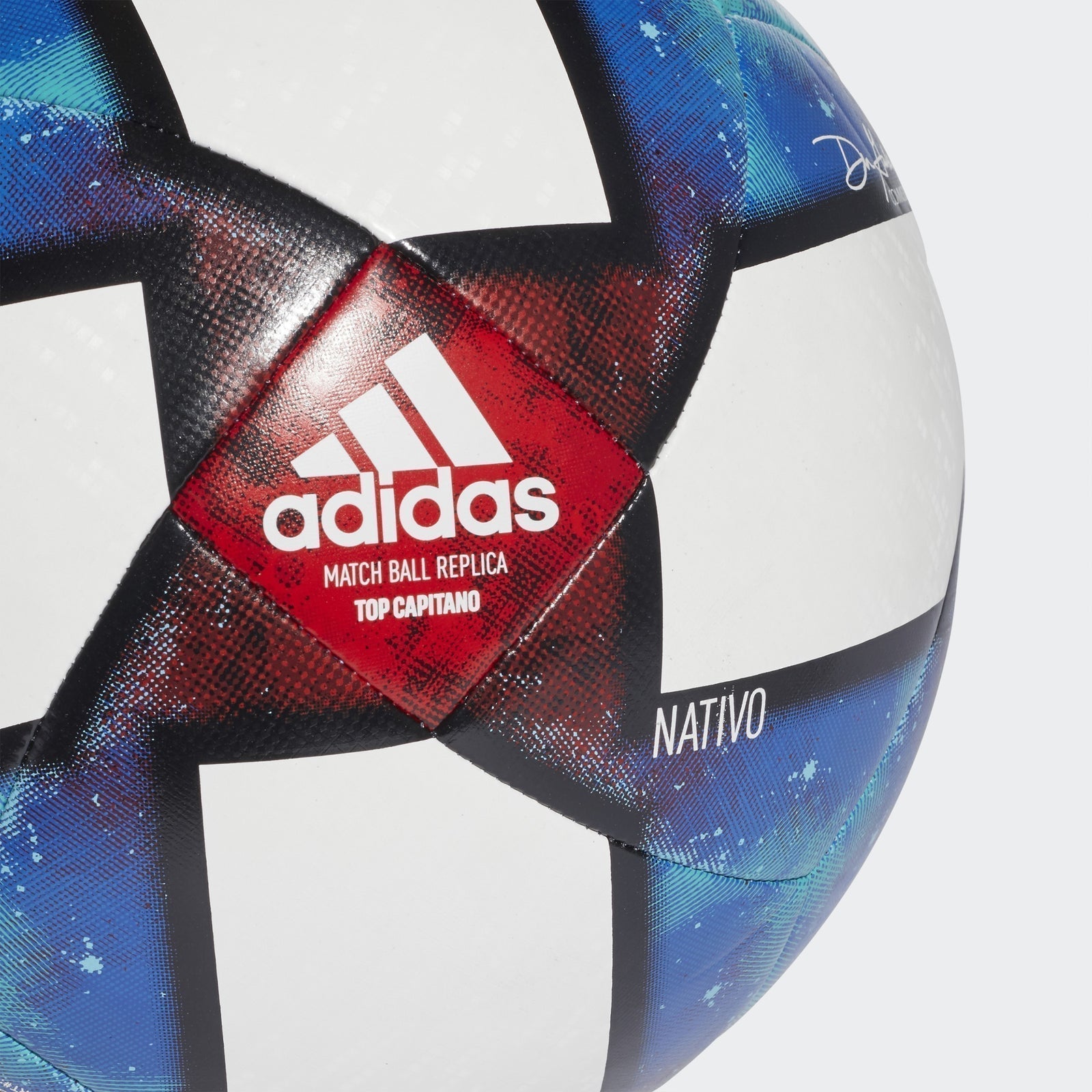 MLS Top Capitano Ball White Black Football Blue Red