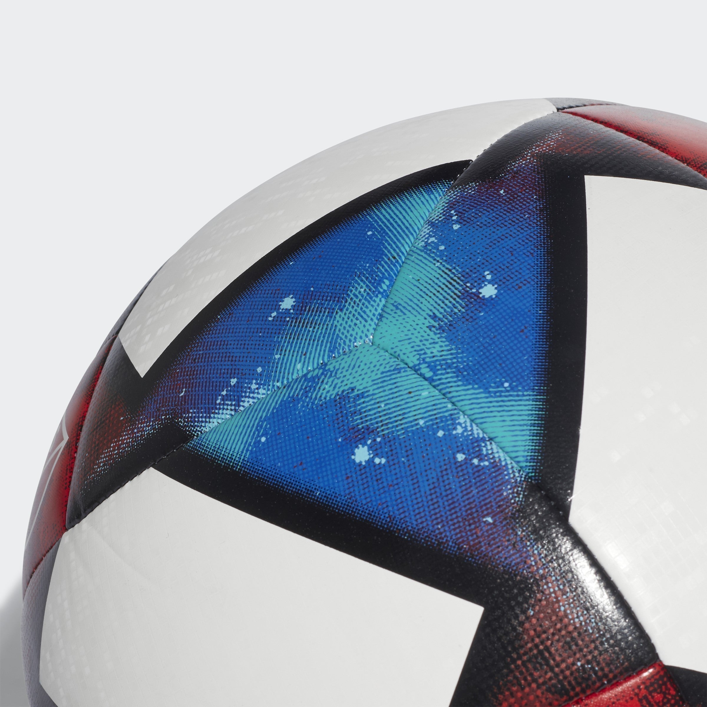 MLS Top Capitano Ball - White/Black/Football Blue/Red