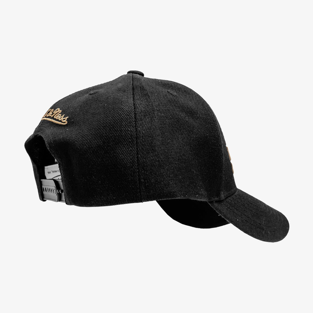 LAFC Flat Script Snapback - Black/Gold