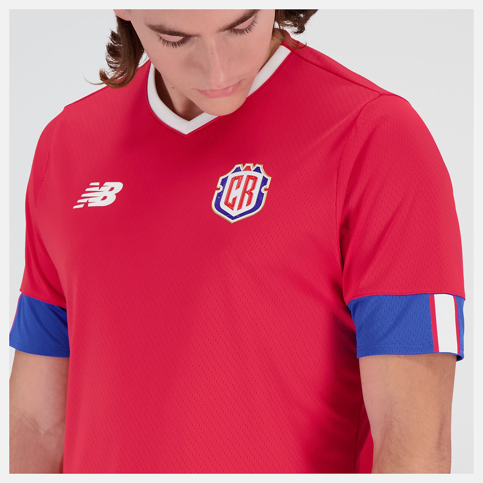 New Balance Men's Costa Rica Home Jersey WC22 - MT231540-HME-NEW BALANCE by New Balance | Available at Niky's Sports