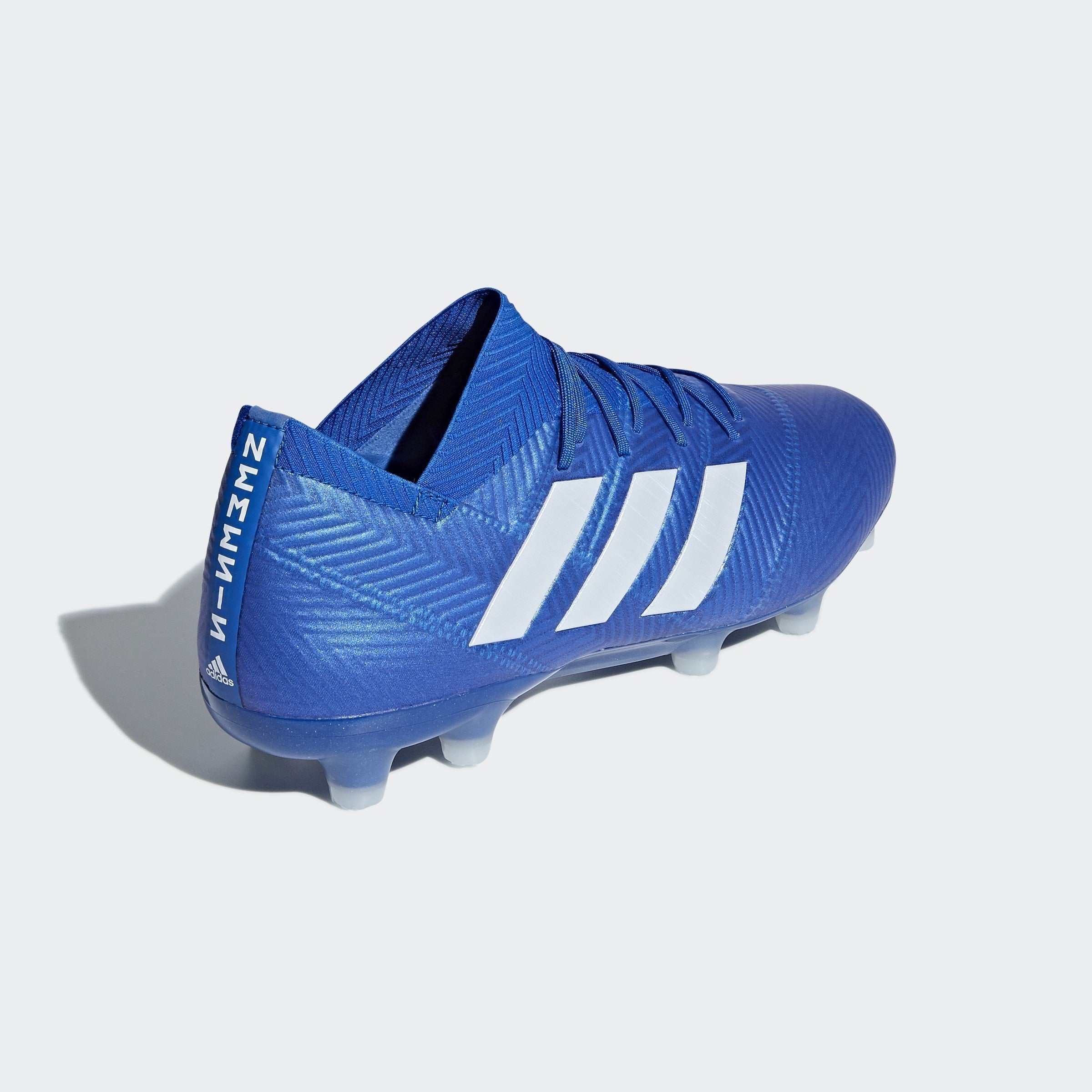 Nemeziz 18.1 FG Soccer Cleats - White/Black/Blue