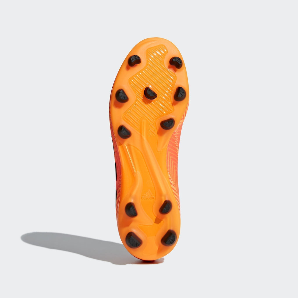 Kid's Nemeziz 18.1 FG Soccer Cleats - Zest/Core Black/Solar Red - DB2350-ADIDAS by Adidas | Available at Niky's Sports