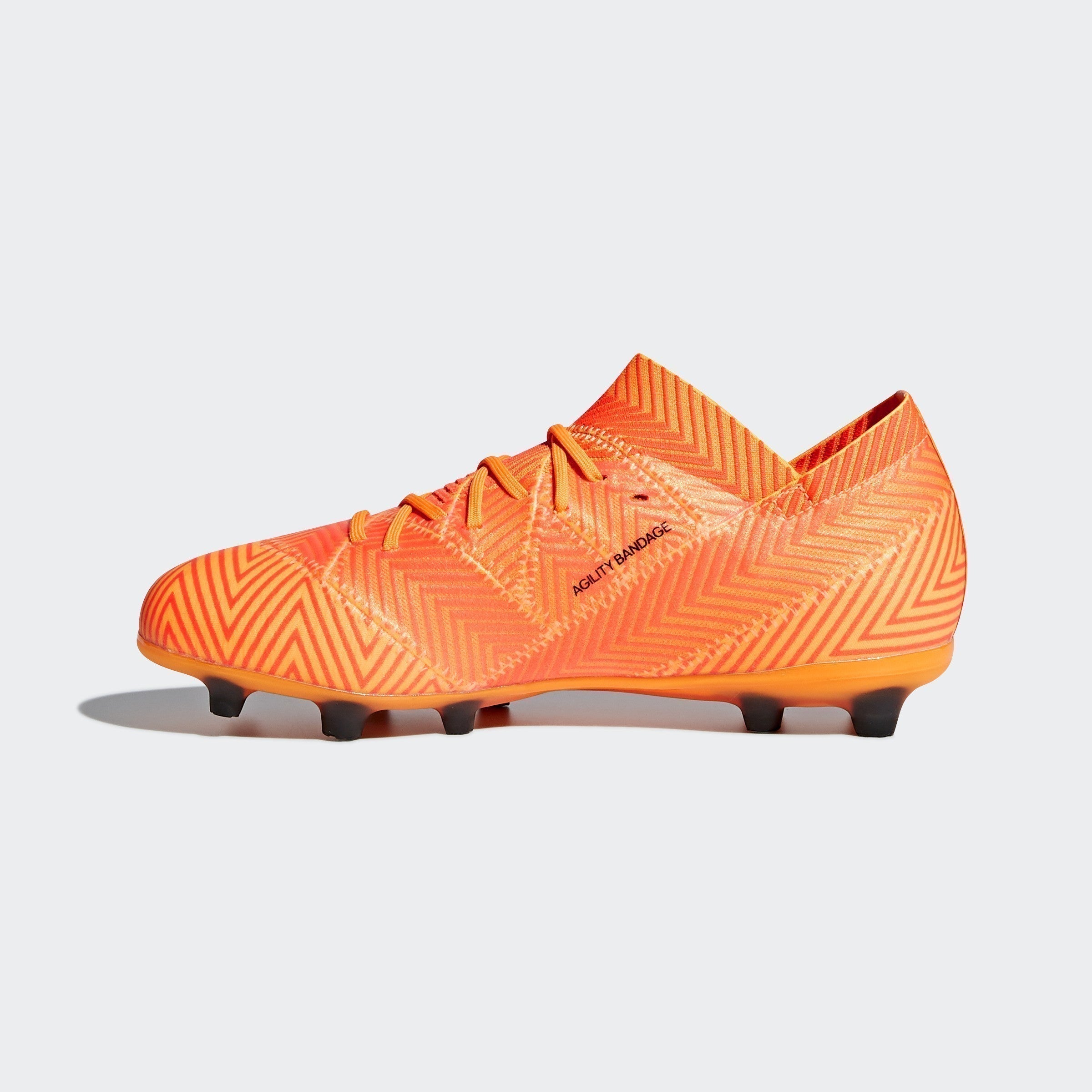 Kid's Nemeziz 18.1 FG Soccer Cleats - Zest/Core Black/Solar Red - DB2350-ADIDAS by Adidas | Available at Niky's Sports
