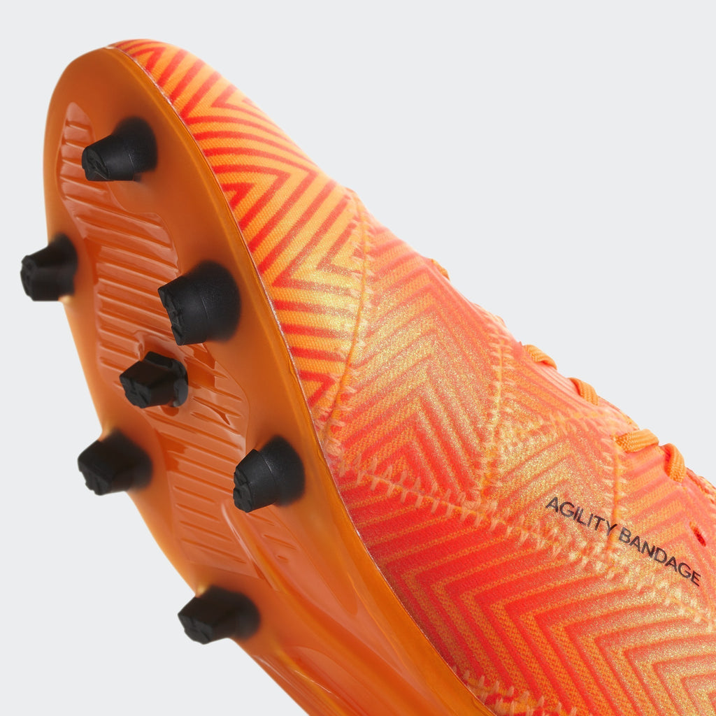 Kid's Nemeziz 18.1 FG Soccer Cleats - Zest/Core Black/Solar Red - DB2350-ADIDAS by Adidas | Available at Niky's Sports