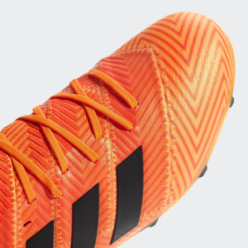 Kid's Nemeziz 18.1 FG Soccer Cleats - Zest/Core Black/Solar Red - DB2350-ADIDAS by Adidas | Available at Niky's Sports