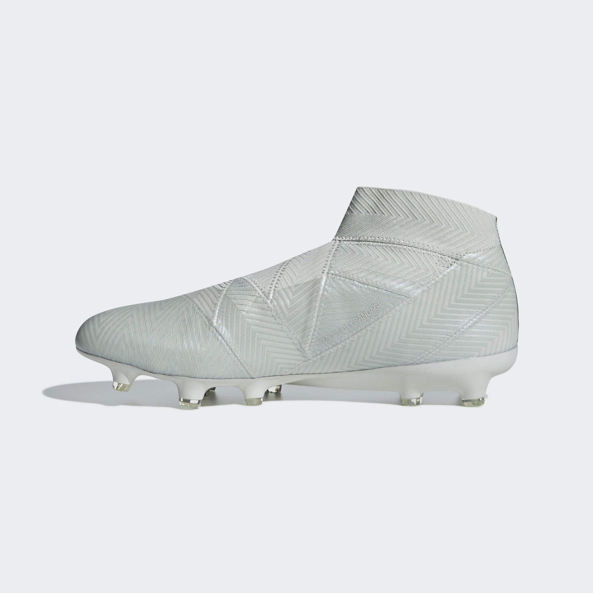 Men s Nemeziz 17 FG Soccer Cleats Ash Silver Running White