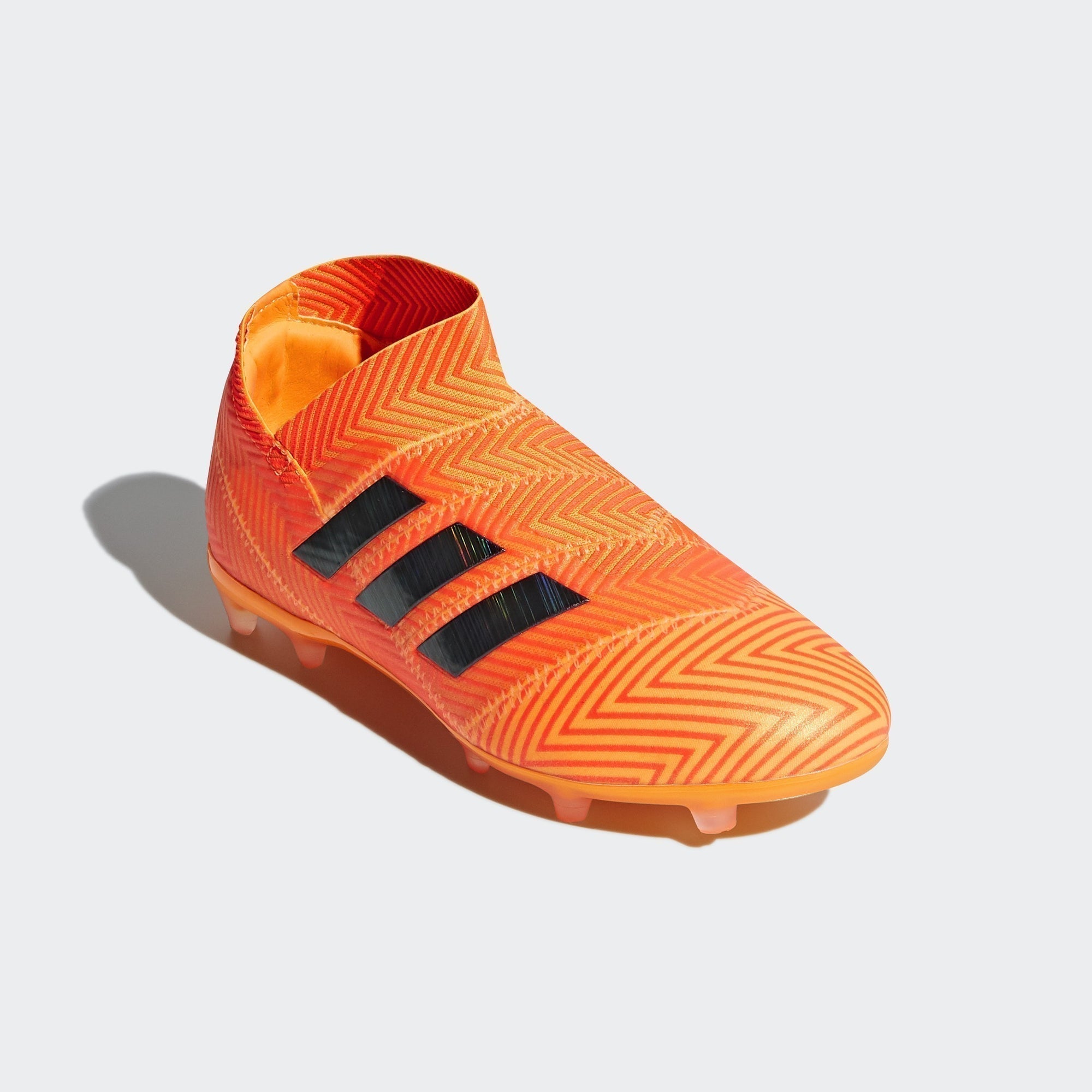 Kid's Nemeziz 18+ FG Soccer Cleats - Zest/Core Black/Solar Red - DB2347-ADIDAS by Adidas | Available at Niky's Sports