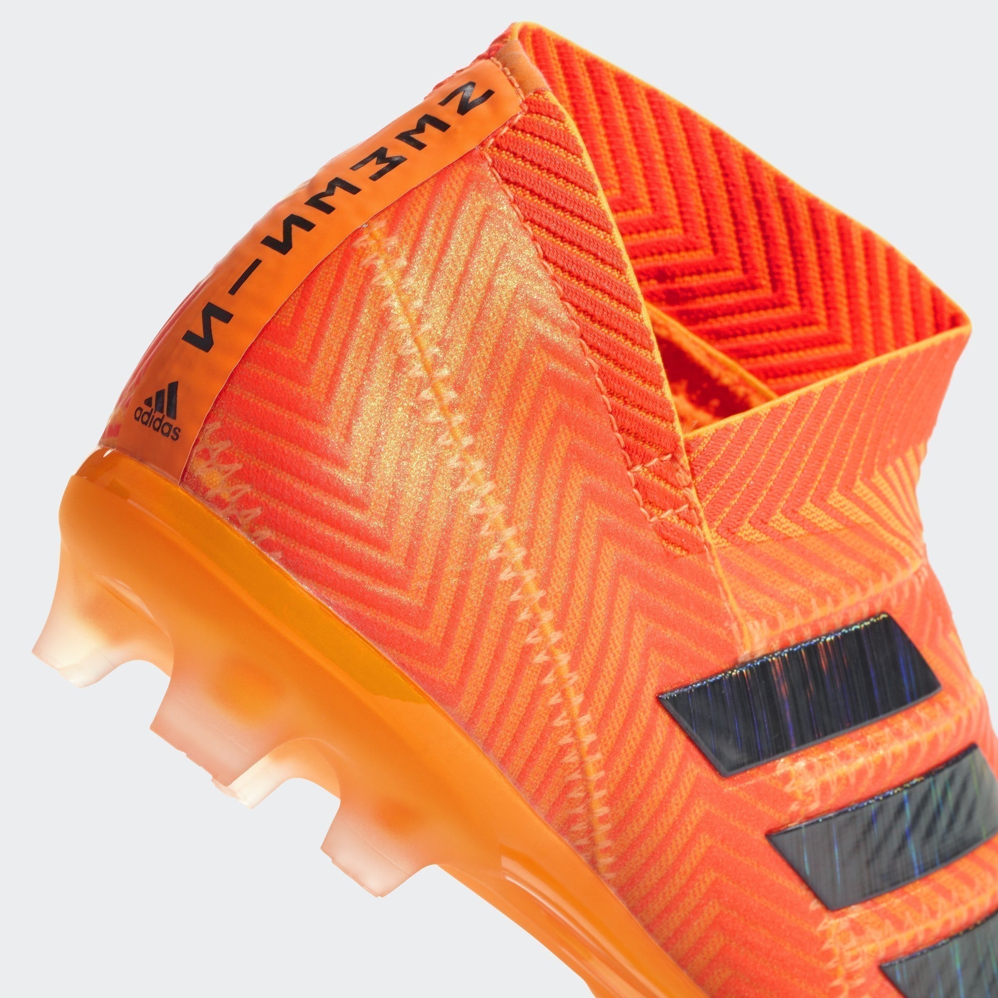 Kid's Nemeziz 18+ FG Soccer Cleats - Zest/Core Black/Solar Red - DB2347-ADIDAS by Adidas | Available at Niky's Sports
