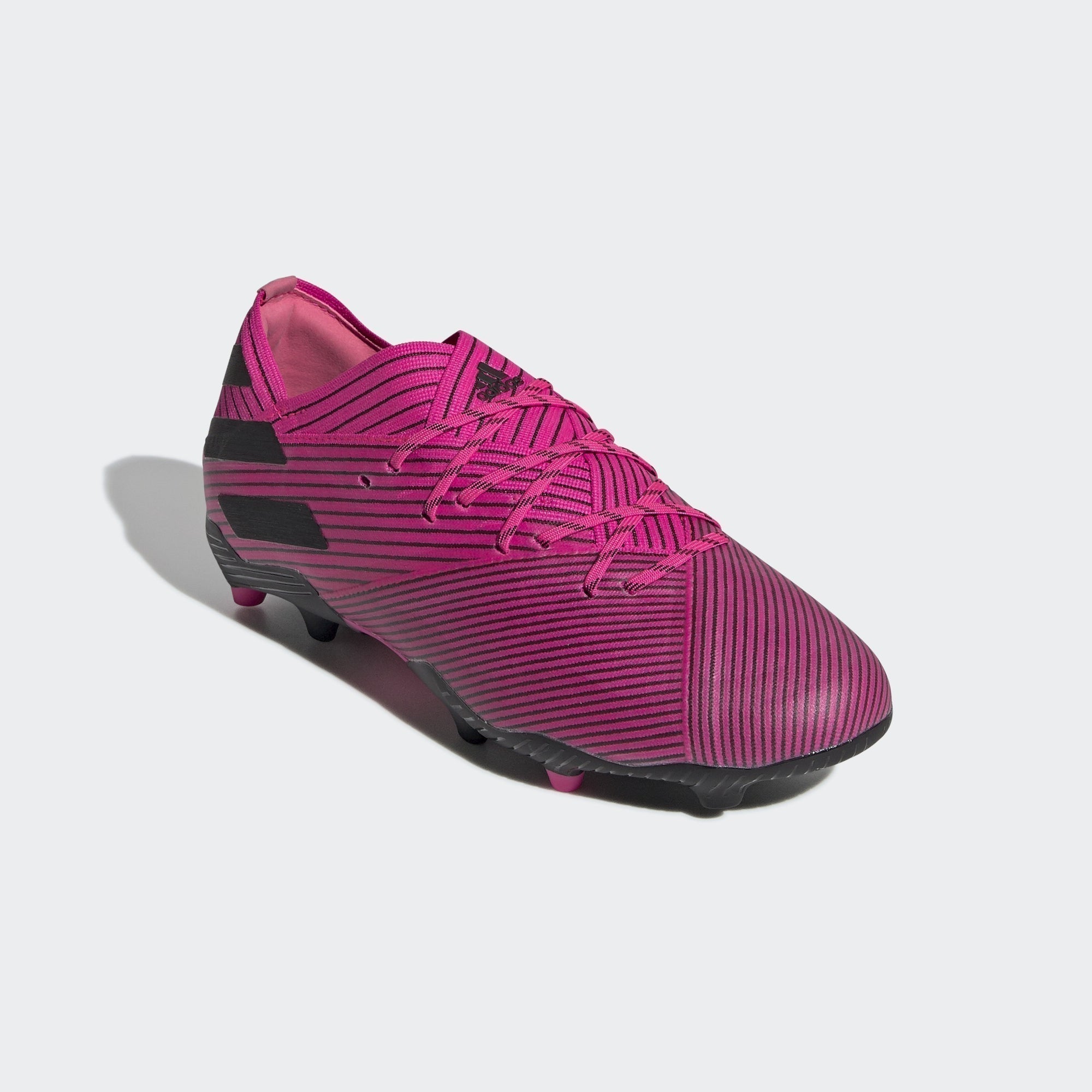 Nemeziz 19.1 FG Kid's Cleats - Shock Pink/Core Black - F99956-ADIDAS by Adidas | Available at Niky's Sports