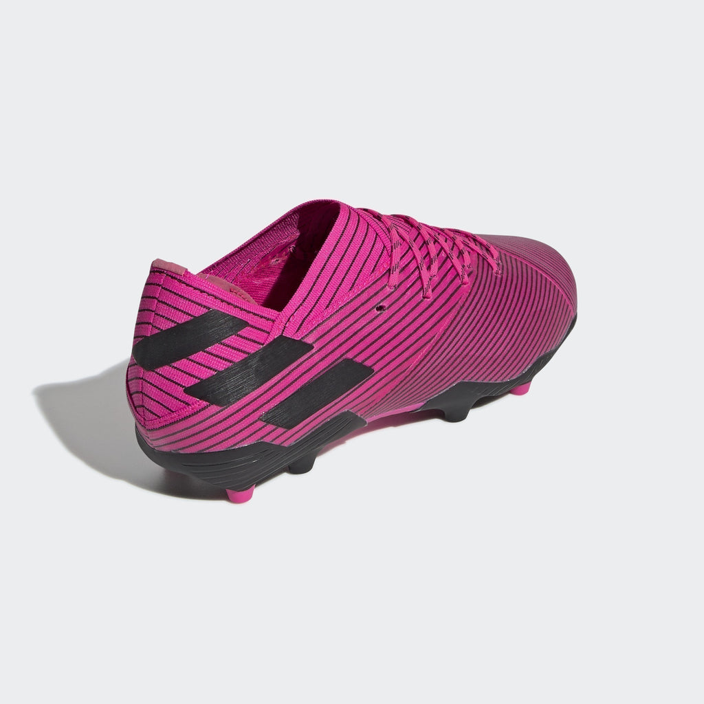 Nemeziz 19.1 FG Kid's Cleats - Shock Pink/Core Black - F99956-ADIDAS by Adidas | Available at Niky's Sports