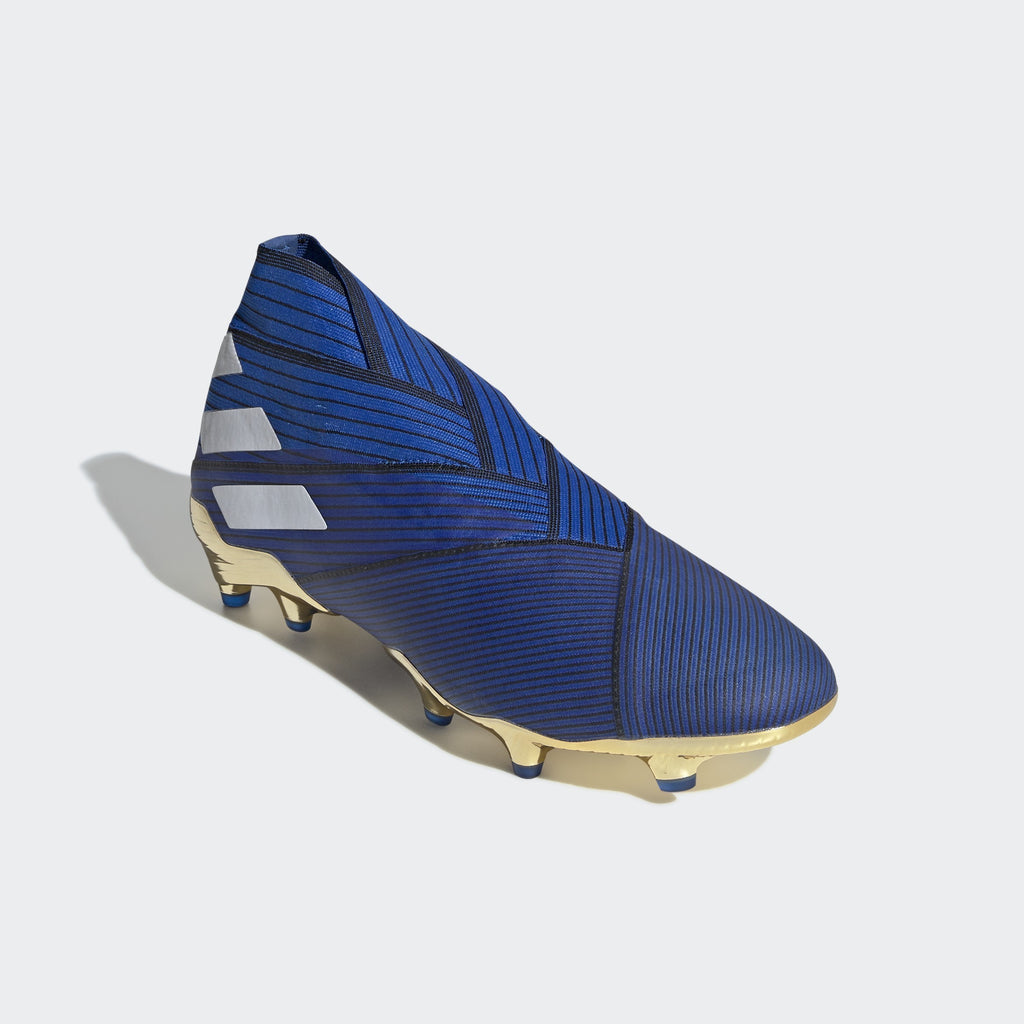 Men's Nemeziz 19+ FG Cleats - Football Blue/White/Core Black - F34406-ADIDAS by Adidas | Available at Niky's Sports