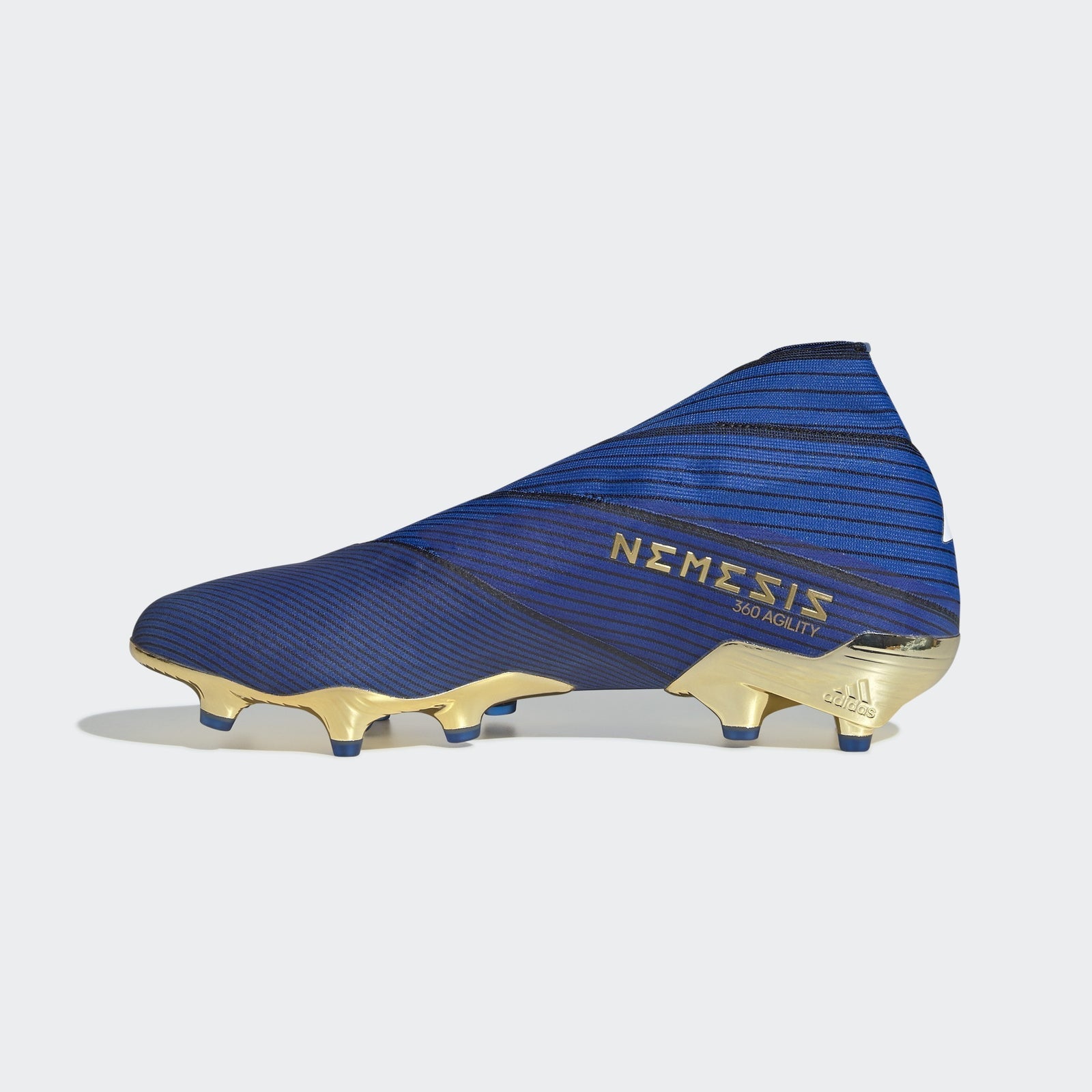 Men s Nemeziz 19 FG Cleats Football Blue White Core Black