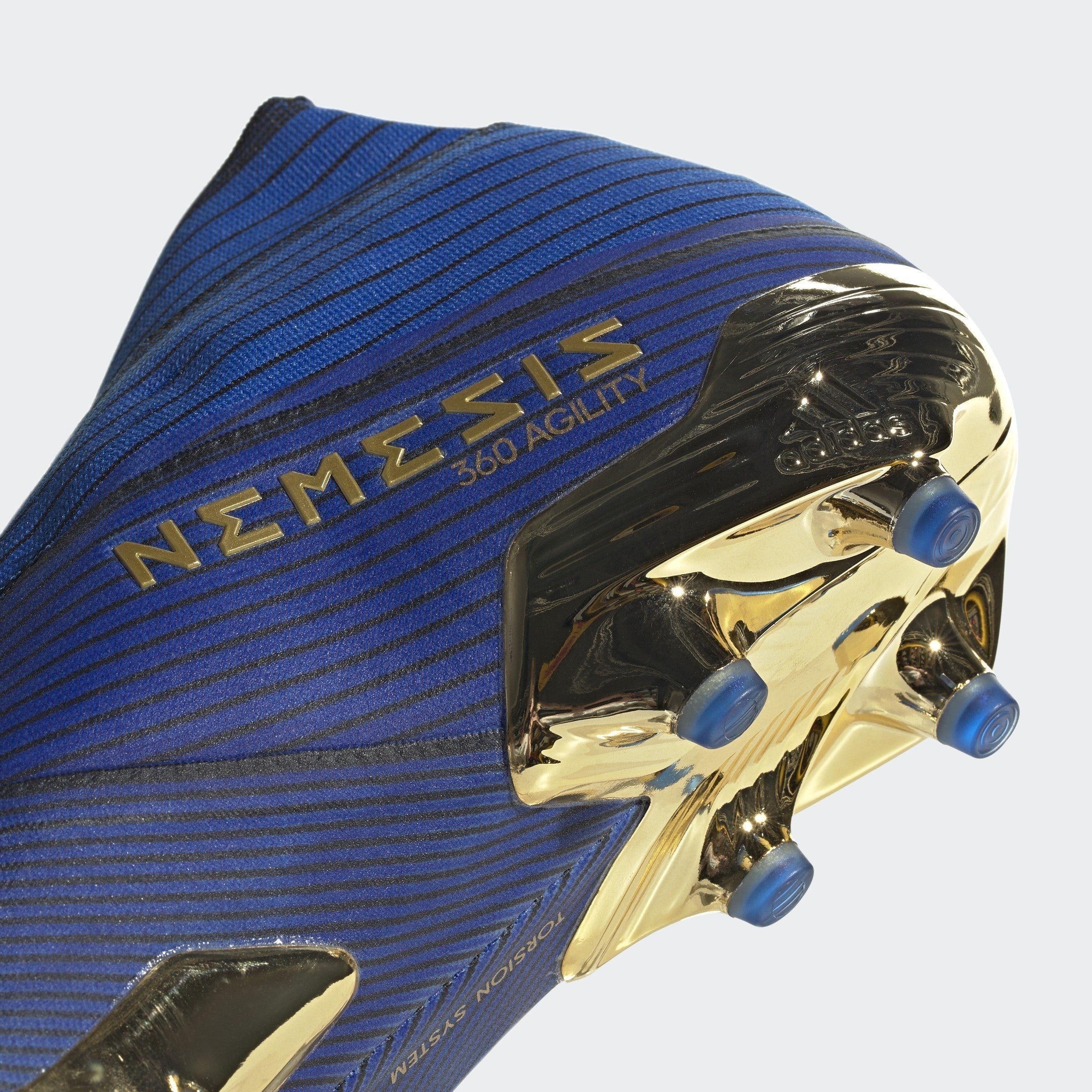 Men's Nemeziz 19+ FG Cleats - Football Blue/White/Core Black - F34406-ADIDAS by Adidas | Available at Niky's Sports