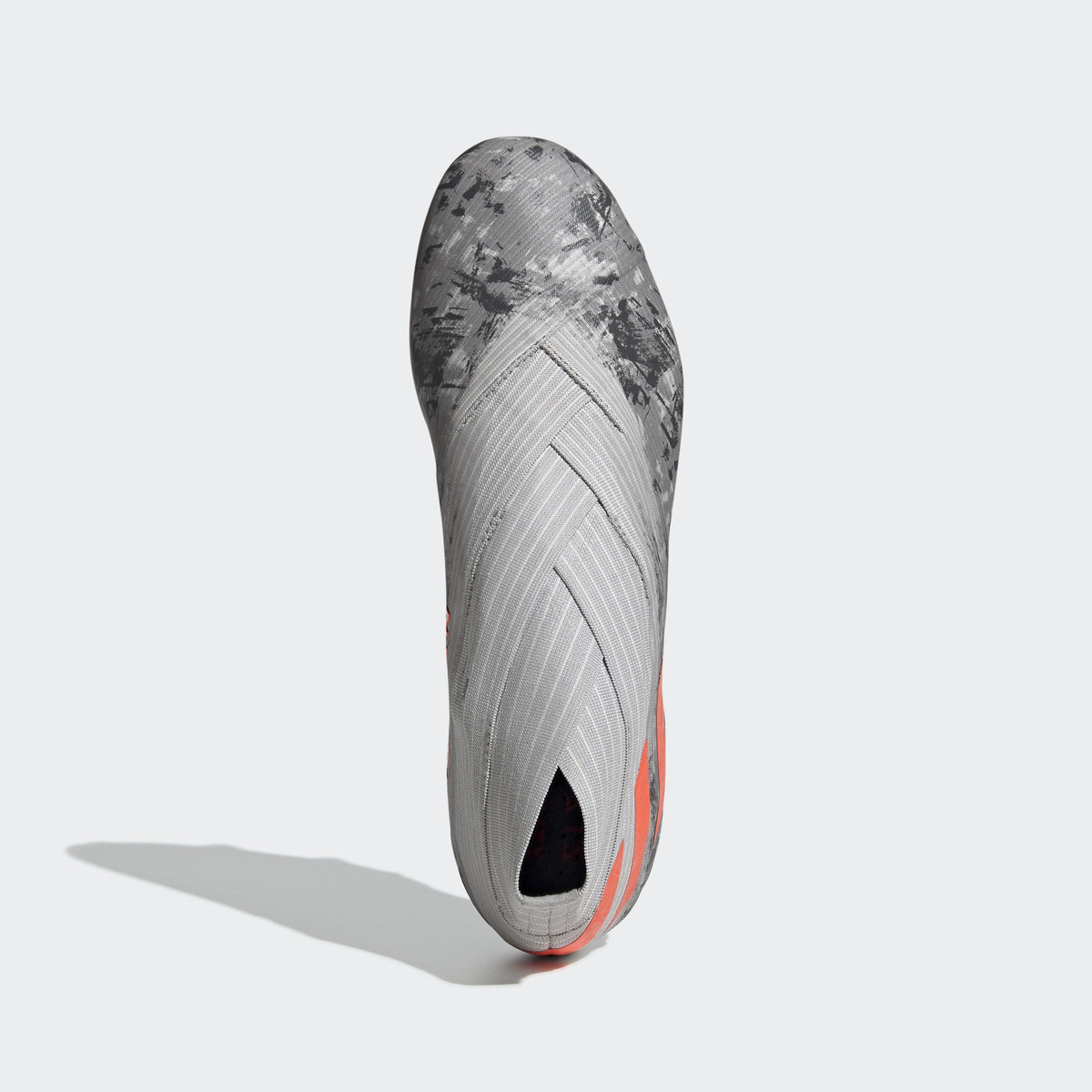 Nemeziz 19+ FG Cleats- Grey Two / Solar Orange / Chalk White - EF8280-ADIDAS by Adidas | Available at Niky's Sports