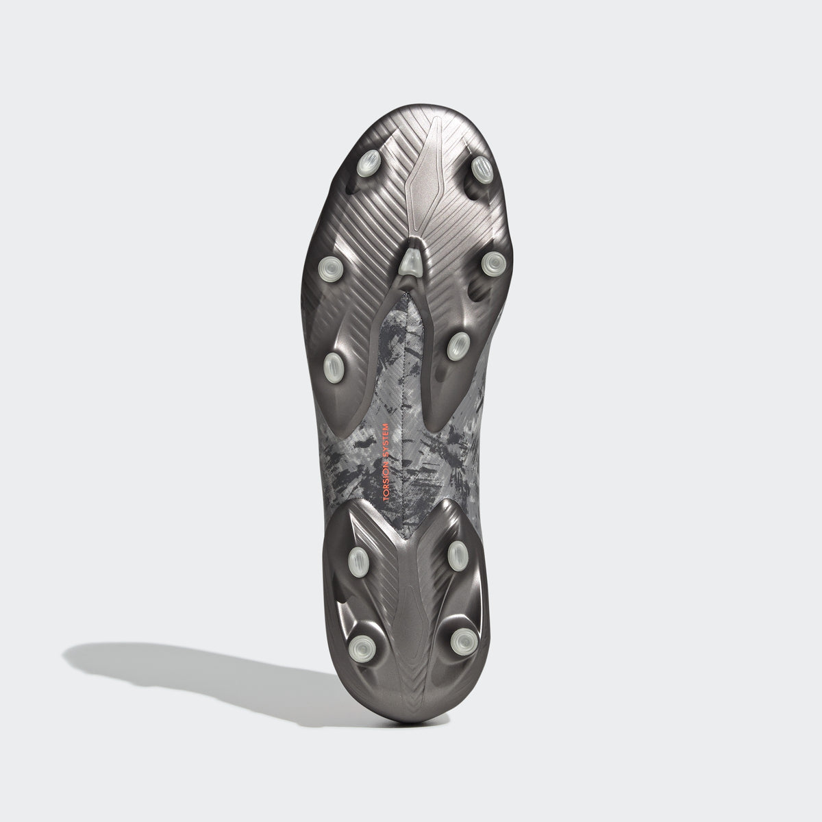 Nemeziz 19+ FG Cleats- Grey Two / Solar Orange / Chalk White - EF8280-ADIDAS by Adidas | Available at Niky's Sports