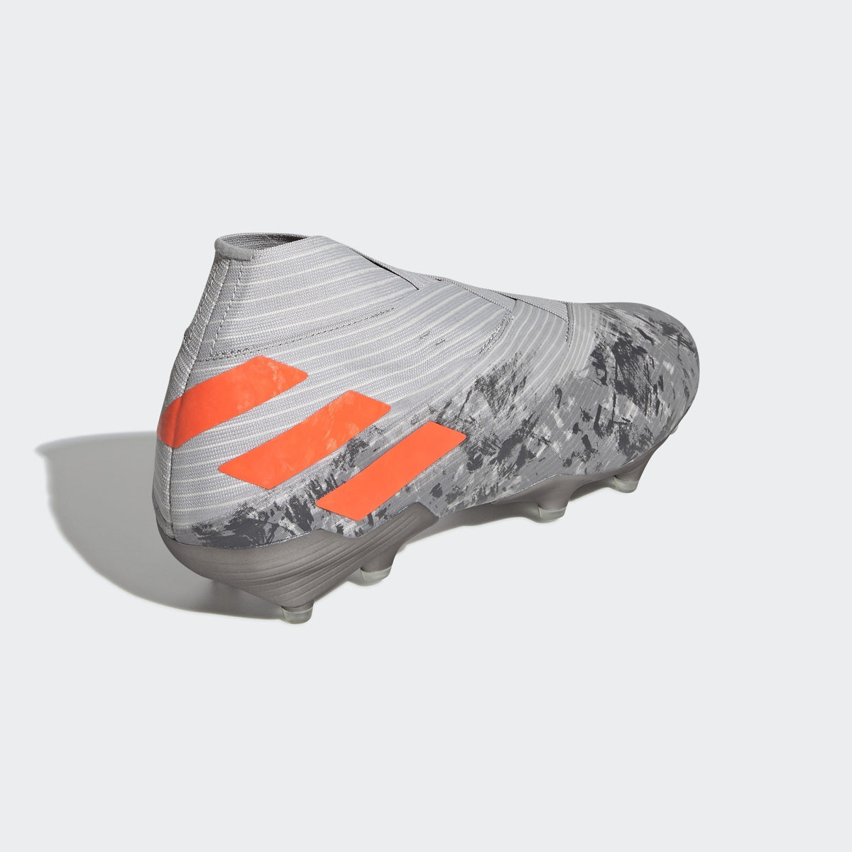 Nemeziz 19+ FG Cleats- Grey Two / Solar Orange / Chalk White - EF8280-ADIDAS by Adidas | Available at Niky's Sports