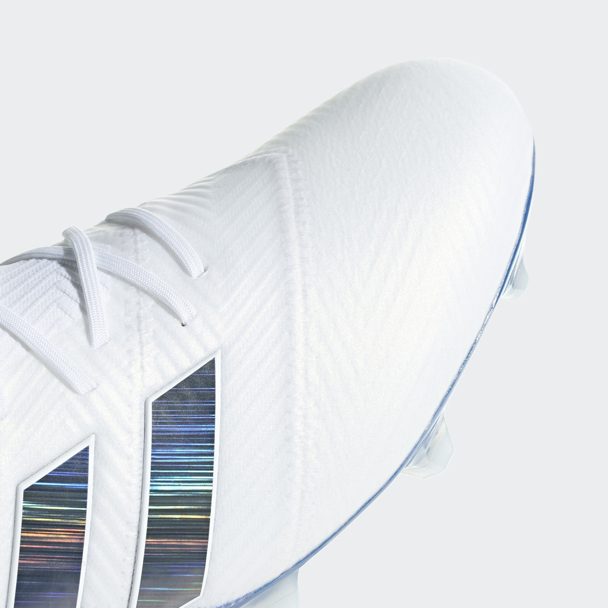Nemeziz Messi 18.1 FG Men's Soccer Cleats - White/Black/Blue - DB2088-ADIDAS by Adidas | Available at Niky's Sports
