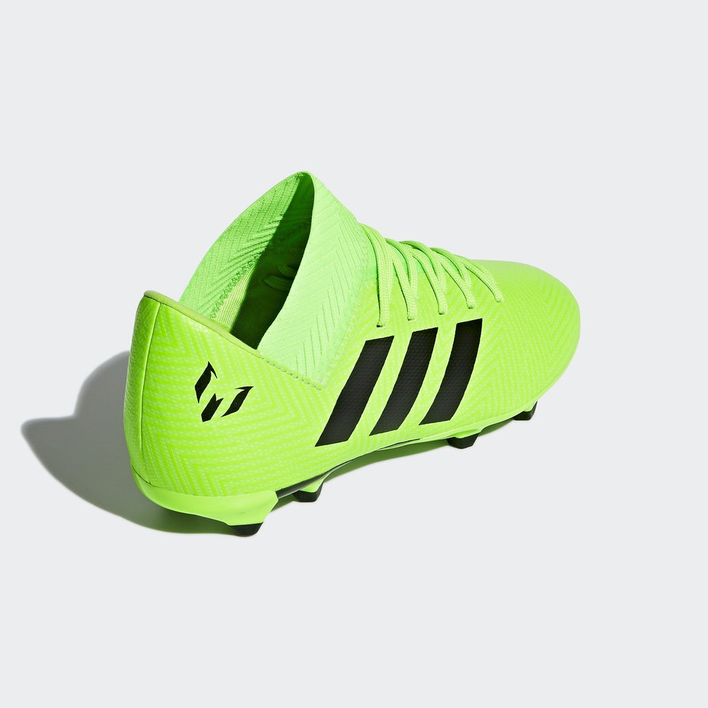 Kid's Nemeziz Messi 18.3 FG Soccer Cleats - Solar Green/Black/Green - DB2367-ADIDAS by Adidas | Available at Niky's Sports