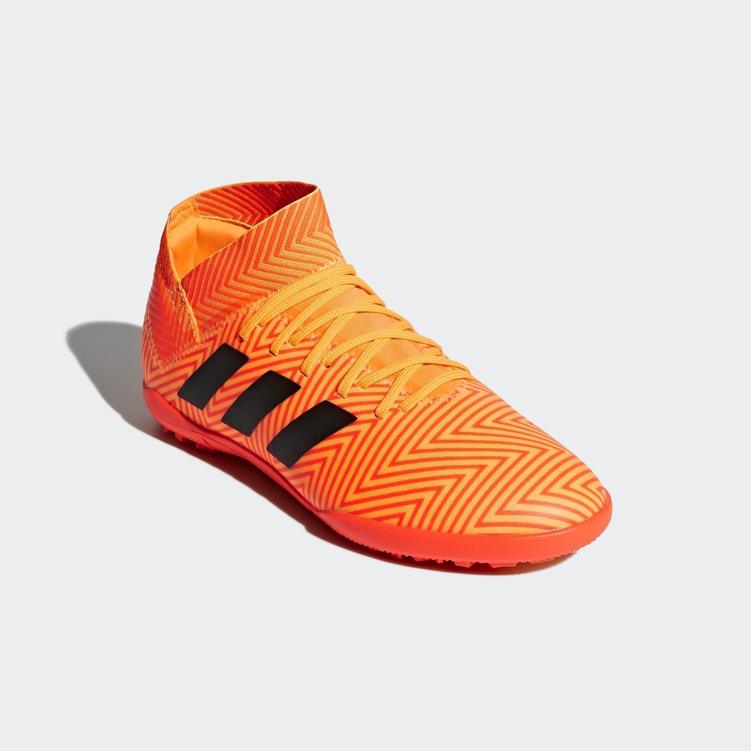 Kid's Nemeziz Tango 18.3 IN Shoes - Zest/Black/Solar Red