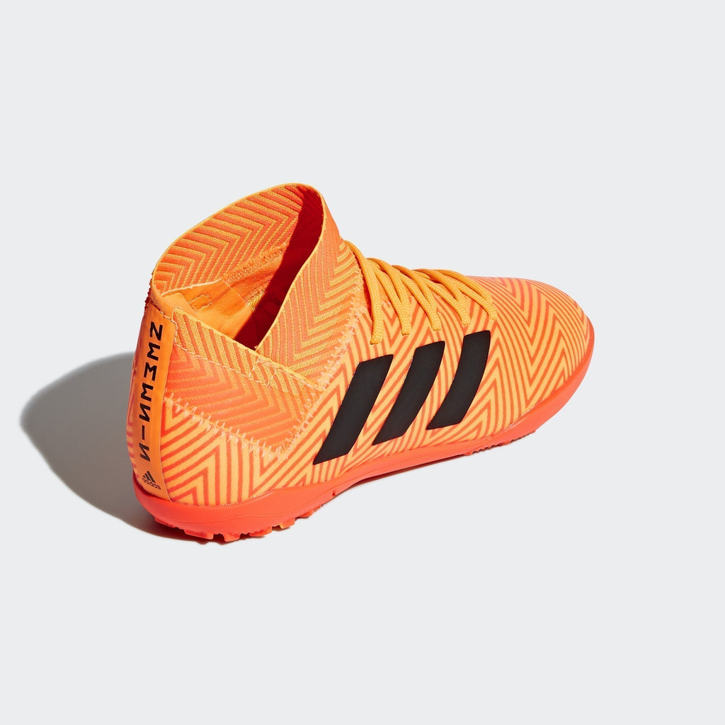 Kid's Nemeziz Tango 18.3 IN Shoes - Zest/Black/Solar Red