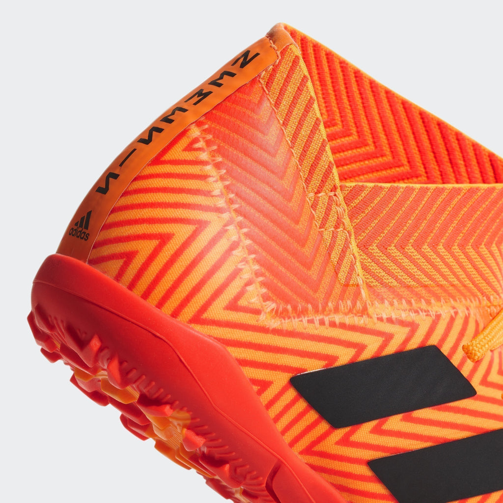 Kid's Nemeziz Tango 18.3 IN Shoes - Zest/Black/Solar Red