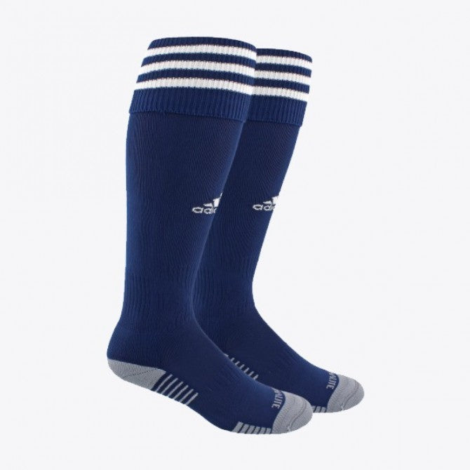 Copa Zone Cushion III Socks Small - New Navy/White - 5143272B-ADIDAS by Adidas | Available at Niky's Sports