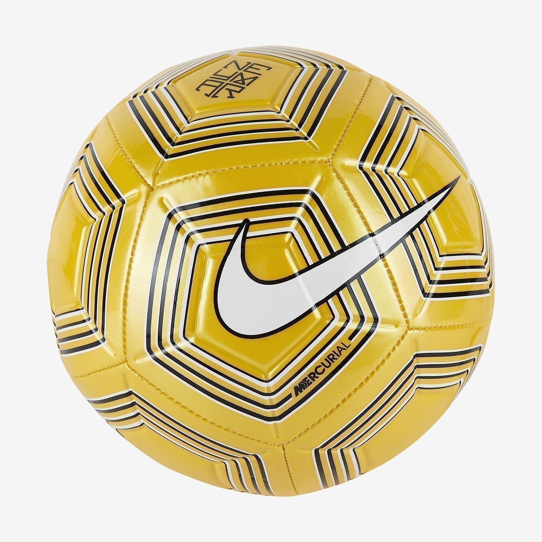Kid's Mercurial Neymar Strike Soccer Ball - Amarillo/White/Black/White