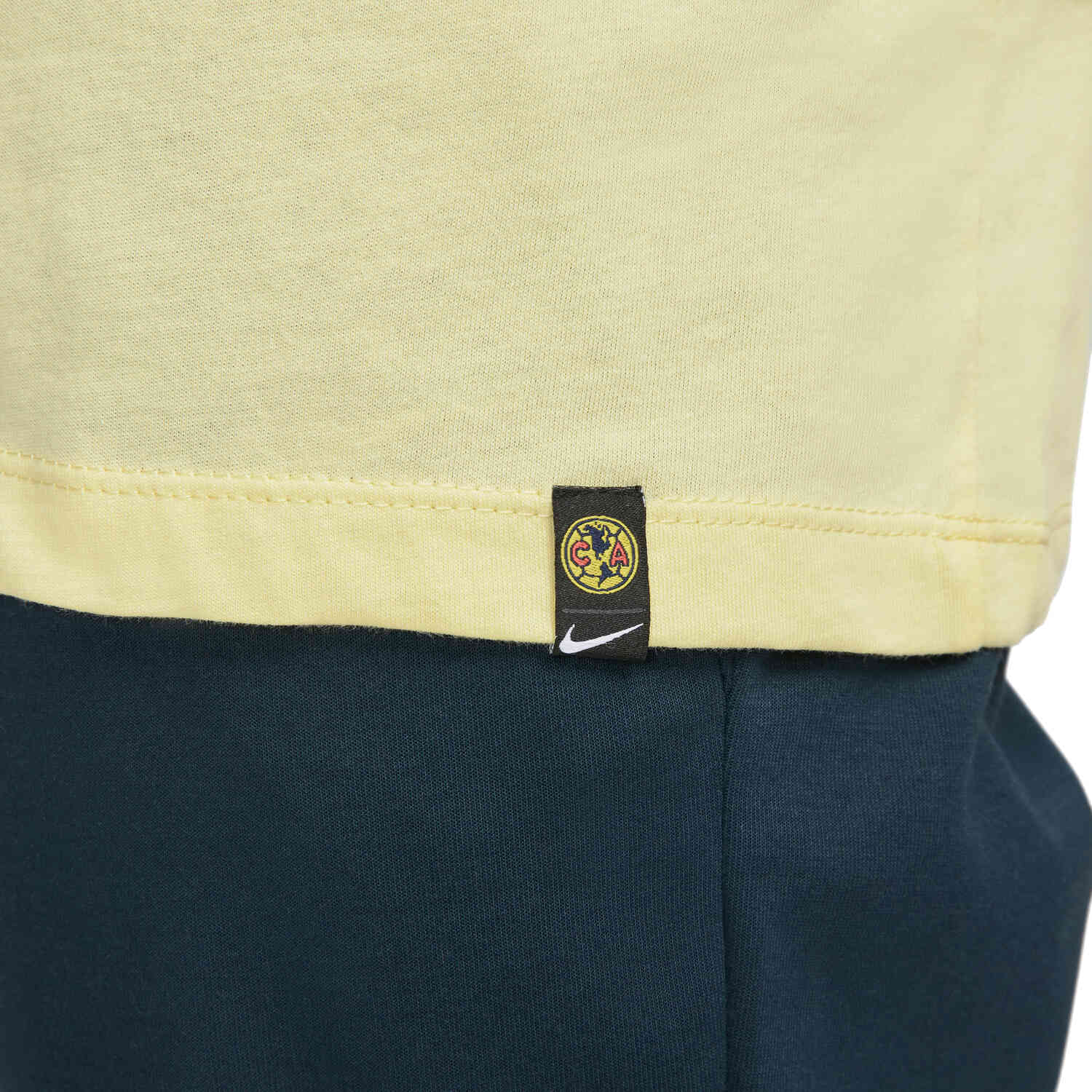 Men's Club America Vamos America Long Sleeve T Shirt Yellow - DD6846-706-NIKE by Nike | Available at Niky's Sports