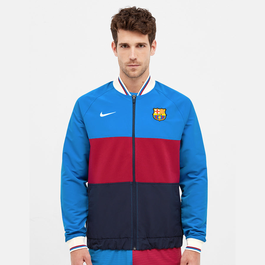 FC Barcelona Men's Players Pre-Match Track Jacket 2022